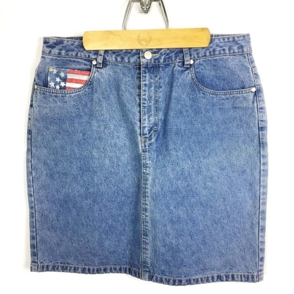 Tommy Hilfiger Dresses & Skirts - Tommy Hilfiger (C1-19) Jean Skirt Sz 14